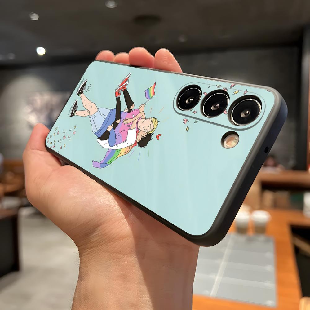 Heartstopper Movie Tv Phone Case For Samsung A56 A36 A26 A16 A15 A25 A35 A55 A14 A34 A24 A54 Black Soft Shell