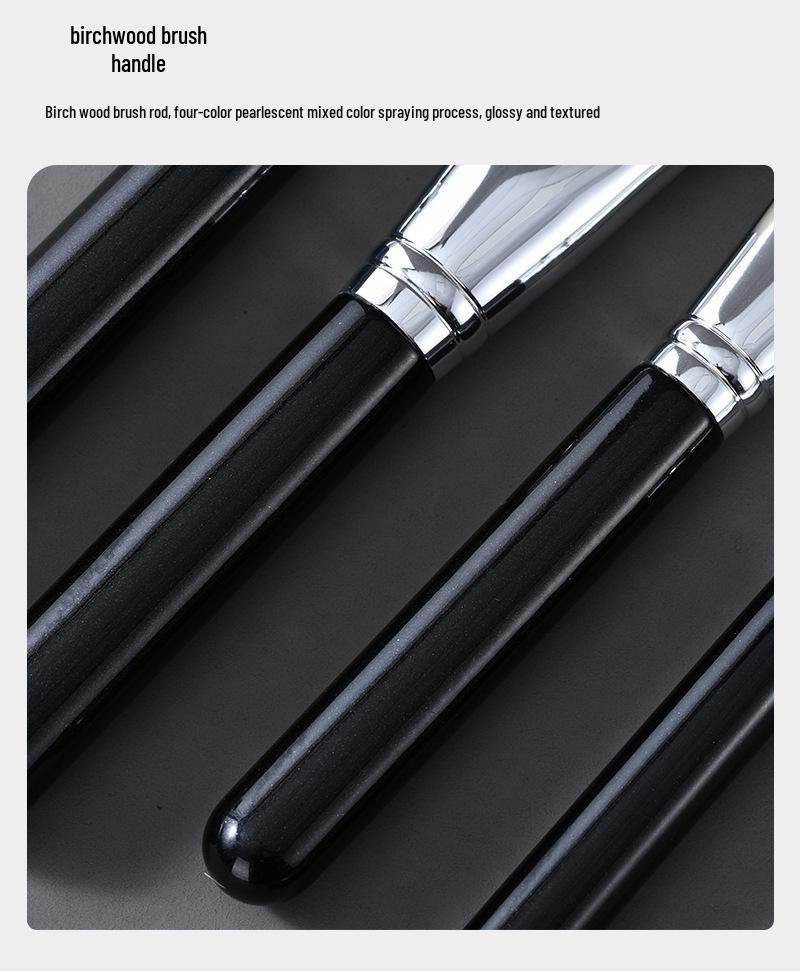 15-Piece Professional Makeup Brush Set for Artists and Schools with Detail Concealer Brush