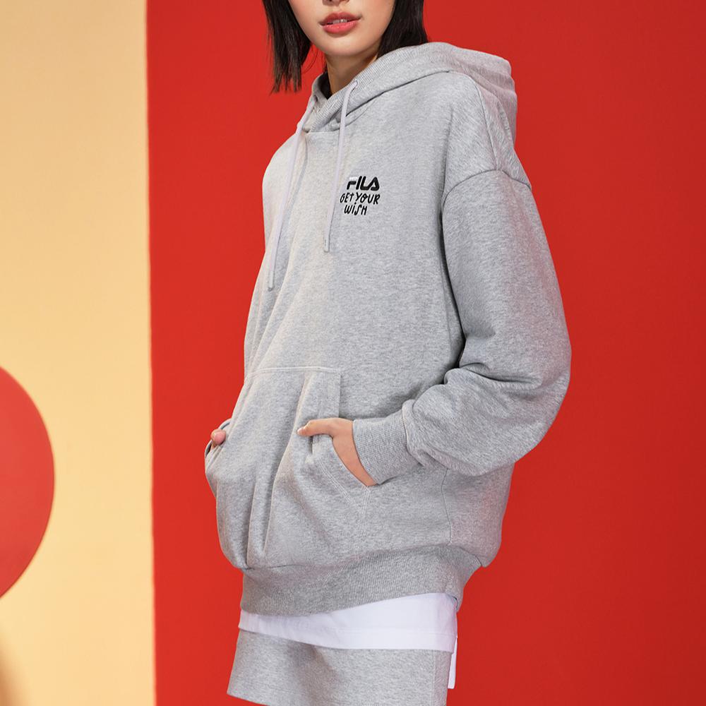 New FILA ORIGINALE Sweatshirt Unisex Medium Heather Gray F51M519202F-MG