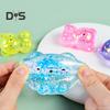 4/8Pcs Squeeze Bear Toys Mini Sequins Bear Figures Squeeze Ball Toy Finger Fidget Sensory Toy for Kids Adults Stress Relief