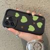 Small blue heart design Phone case iPhone 15 Pro Max 11 12 13 16 14 Plus Silicone Shockproof Case Lens protector shell