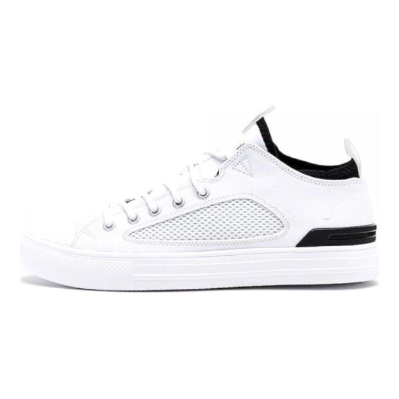 Converse Ctas Ultra Comode Minimaliste Antiscivolo Ammortizzanti Scarpe da Skate Basse Unisex Sneakers Bianco Nero 160480C