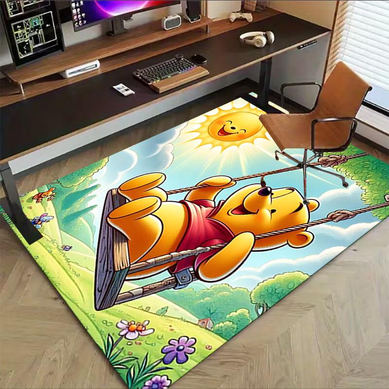 Piglet Sunny Sky Carpet For Playroom Bedroom Living Room Sofa Home Decorkids Game Area Rug Nonslip Floor Mat