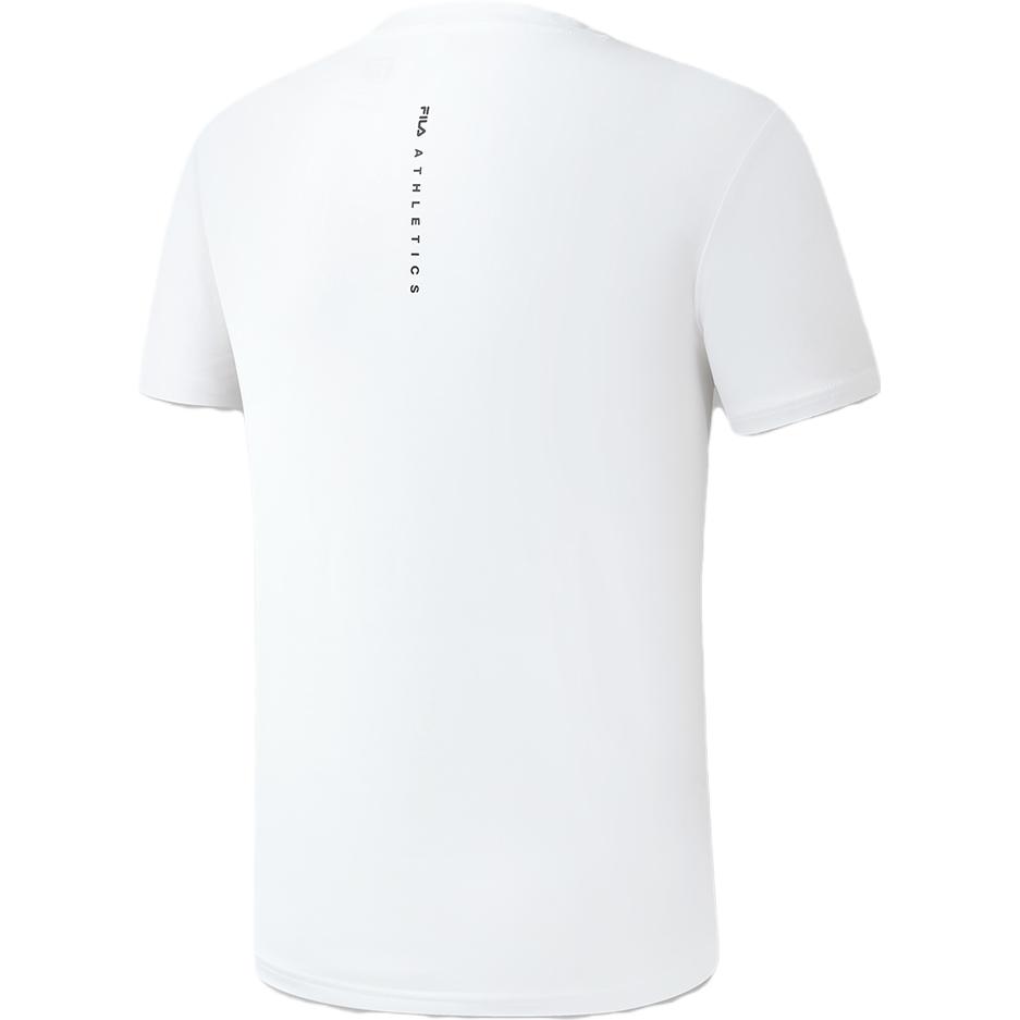 Fila Latte Girl 3.0 Buchstaben-Print American Vintage Rundhals Kurzarm T-Shirt Herren Tops Jadeweiß A11M321108FWT
