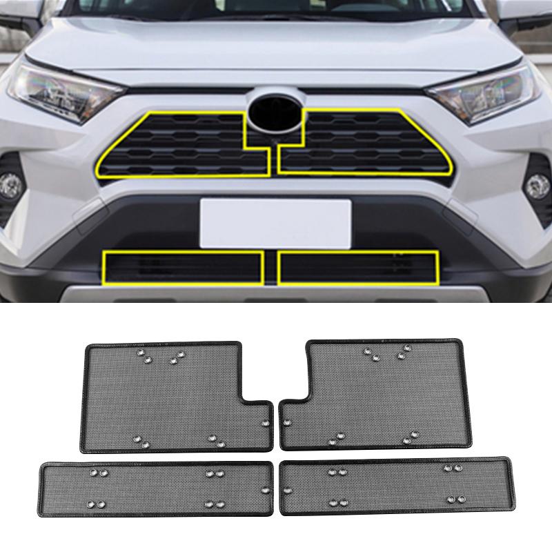 Für Toyota RAV4 XA50 2019 2020 2021 2022 2023 2024 RAV 4 Hybrid Auto Kühlergrill Insektenschutz Außenteile Zubehör