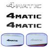 3D ABS 4MATIC Logo Car Rear Trunk Letters Emblem Badge Stickers For Mercedes Benz W246 W204 W205 W212 W213 R350 C300 E300 W447 DL8