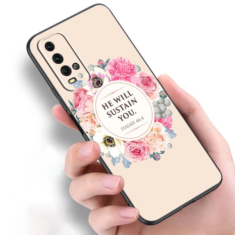 

Силиконовый чехол для телефона «Библия Иисус Христос» с христианским христианством для Xiaomi Redmi Note 11 10 9 8 Pro 11T 10T 10S 9S 8T 9 9A 9C 9T, черный чехол Redmi 9