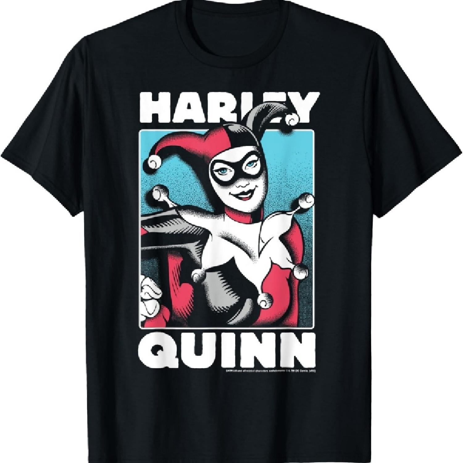 

DC Comics Harley Quinn Portrait Box Up T-Shirt S