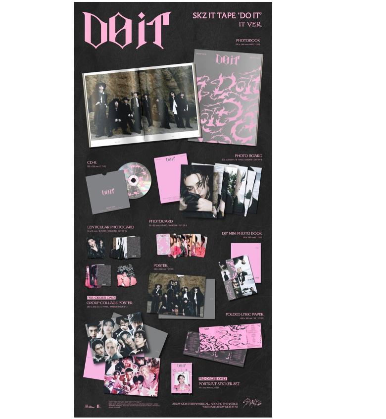 Stray Kids SKZ IT TAPE ‘DO IT’ IT Ver. – Standard Edition K-pop Album