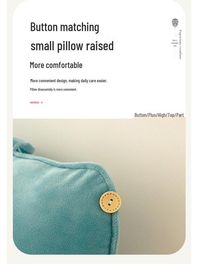 Comfortable Reading Pillow with Lumbar & Neck Support for Dorms, Bay Window, or Bed.