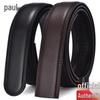 Buckle-Free Men's Cowhide Belt - Automatic Strap for Youthful, Sleek Korean Business Trousers