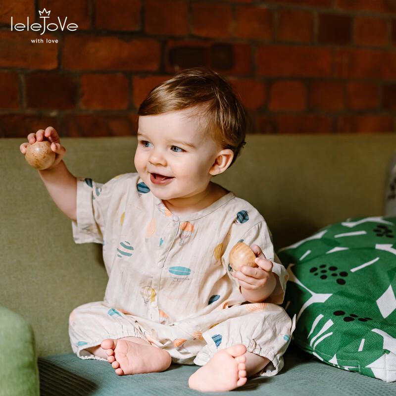 LELE JOVE Nordic Cartoon Print Baby Romper 80