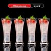 HANDUNYOU Reinforced Glass Juice & Drink Cups (4-Pack)