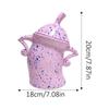 Canister With Attitude Creative Akimbo Cup Mugs Food Jars for Kitchen Storage Container with Airtight Lid Christmas Decoration