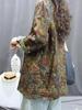 2026 New Women's Retro Print Cotton-Linen Long Sleeve Suit: Stylish, Casual, Versatile