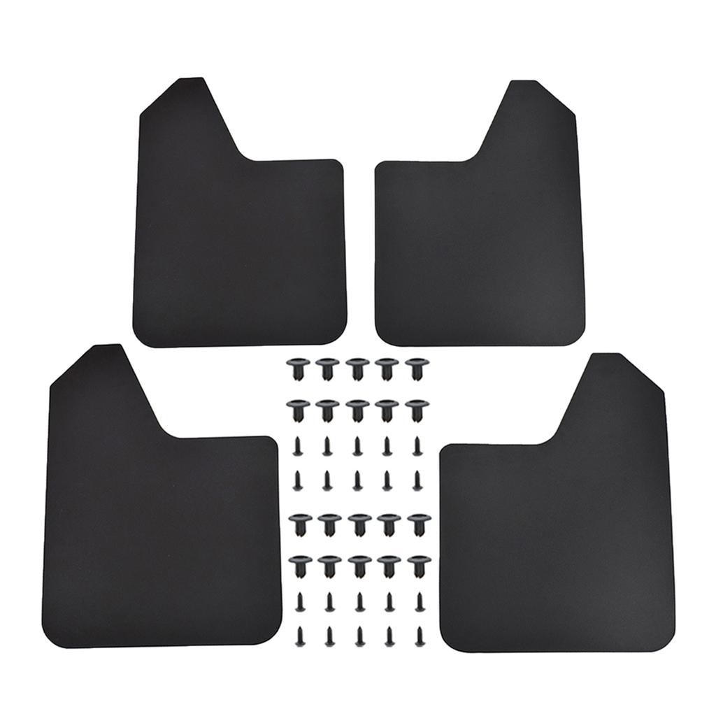 Easy To Clean Universal Car Mud Guards Easy Installation Against Dirt And Debris For Family Cars Outdoor Adventures 4pcs