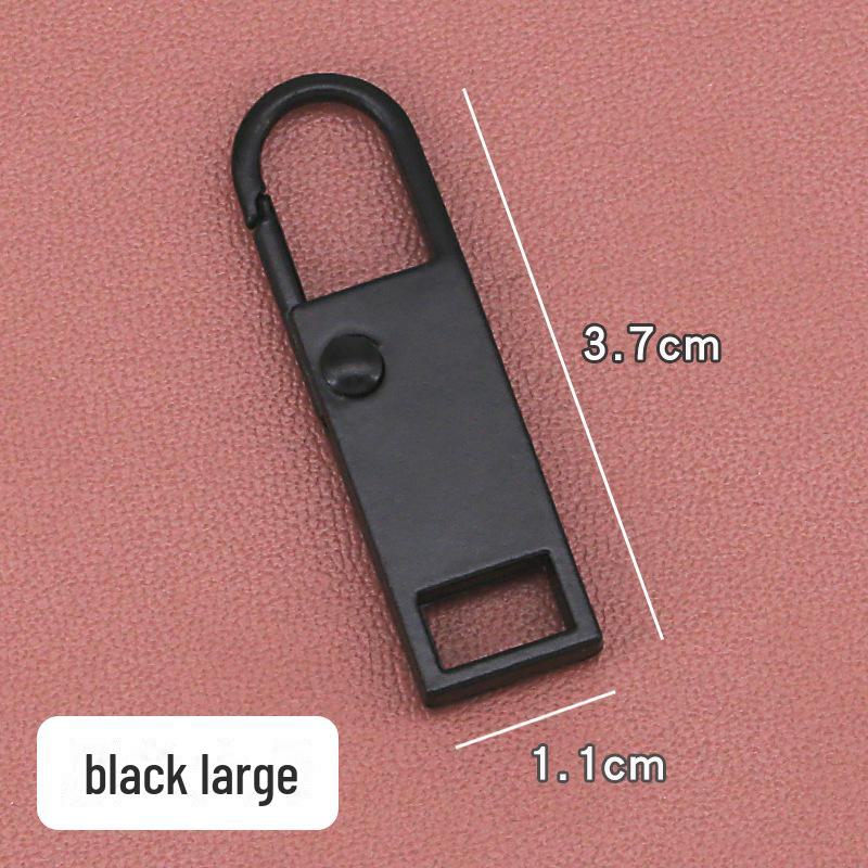 Odpinany ściągacz zamka błyskawicznego bez użycia narzędzi: Metalowy Wisiorek Sprężynowy do Torebek i Bagażu