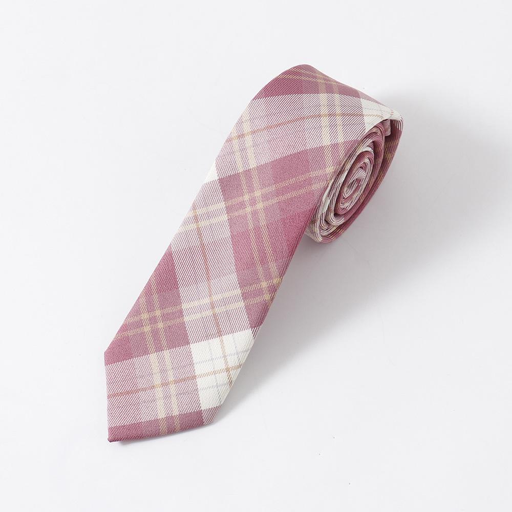 High-Waisted Japanese School Uniform Plaid Pleated Skirt - Raspberry & Black Tea