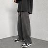 Men S Loose Straight Leg Black Denim Jeans Casual Long Pants