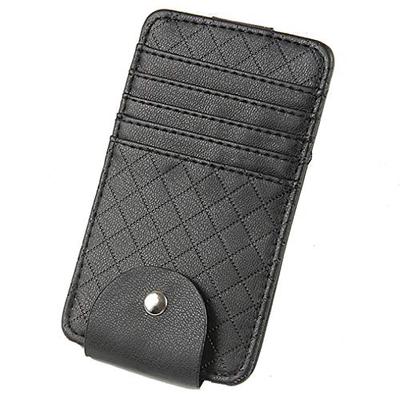 Takelablaze Sun Visor Pocket, Car Visor Pocket, Cards, Glasses, Small Storage, Multi-functional Car Storage (Black)