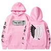 Anime Attack On Titan Eren Yeager Eyes Hoodies Harajuku Cool  Unisex Casual Winter Long Sleeve Shingeki No Kyojin Sweatshirts