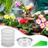 Peneira de Terra para Jardim em Aço Inoxidável Conjunto de Peneiras de Terra Destacável Com Pá Fácil de Limpar Malhas Intercambiáveis Peneira de Crivo