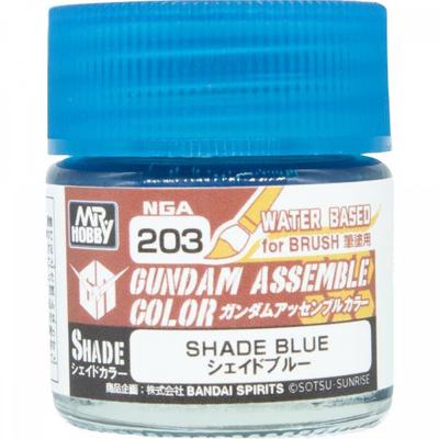 Gsi Creos Nga203 Gundam Assemble Color Shade Color Series 10ml Shade Blue [plastic Model Paint]
