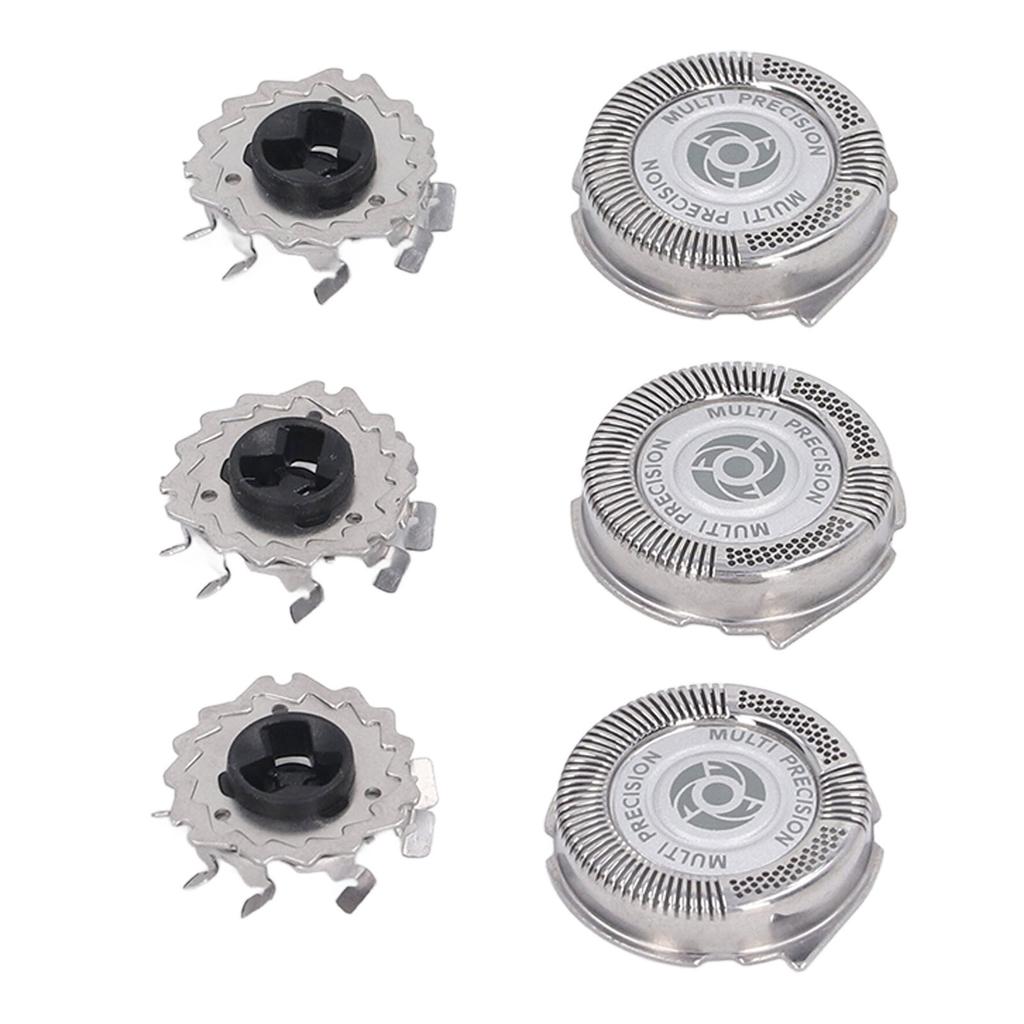 3PCS Beard Cutter Blade Head ABS Stainless Steel Beard Cutter Replacement Head Fit for Norelco SH50 S5080 S5570 S5079