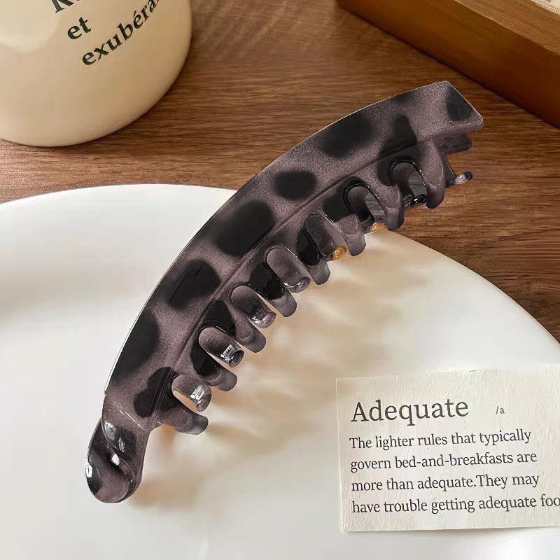 Non Slip Banana Claw Clips For Women Leopard Print Large Banana Clip For Thick Barrettes Ponytail Hairgrip Hair Accessories Gift