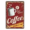 Vintage Coffee Bar Metal Tin Signs Decor Wall Art Sign Posters Wall Decoration Coffee Plaque Sign Cafe