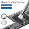 Pack Of 500 High Density Nano Sponge No Residue Electronic Maintenance Tool for Motherboard Chip Cleaning Dust Removal