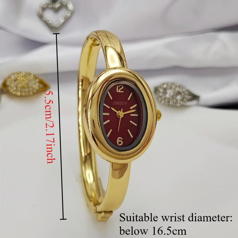 Famous Brand Gold Quartz Watch Women Bracelet Watches Fashion Oval Bathtub Shaped Wristwatches Dropshipping Clock Luxury Gifts