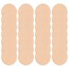 50Pcs Beech Wood Round Cutouts Unfinished Blank Wood Slices DIY Craft Embellishments for Wall Table Wooden Cutout