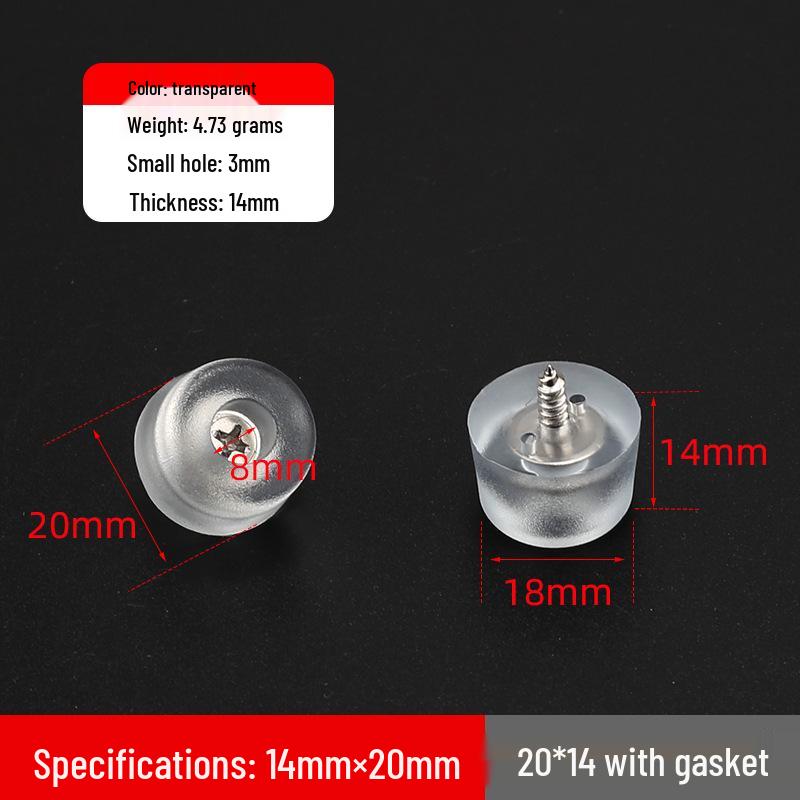 Transparent Non-slip Silicone Rubber Feet Pads for Furniture
