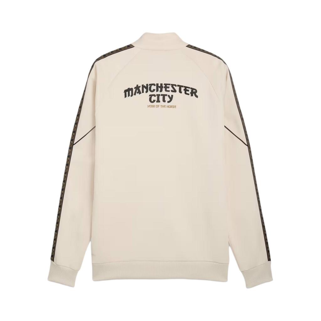 Puma Manchester City Football Player Edition Knitted Zip Jacket Men Jackets 782173-12