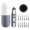 Ergonomic Cordless Screwdriver 3 Adjustable Torques Modes Magnetic Bit Holder For Secure Fastening