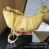 Niche design bag women's 2025 new summer leisure Korean version single shoulder crossbody croissant popular dumpling bag