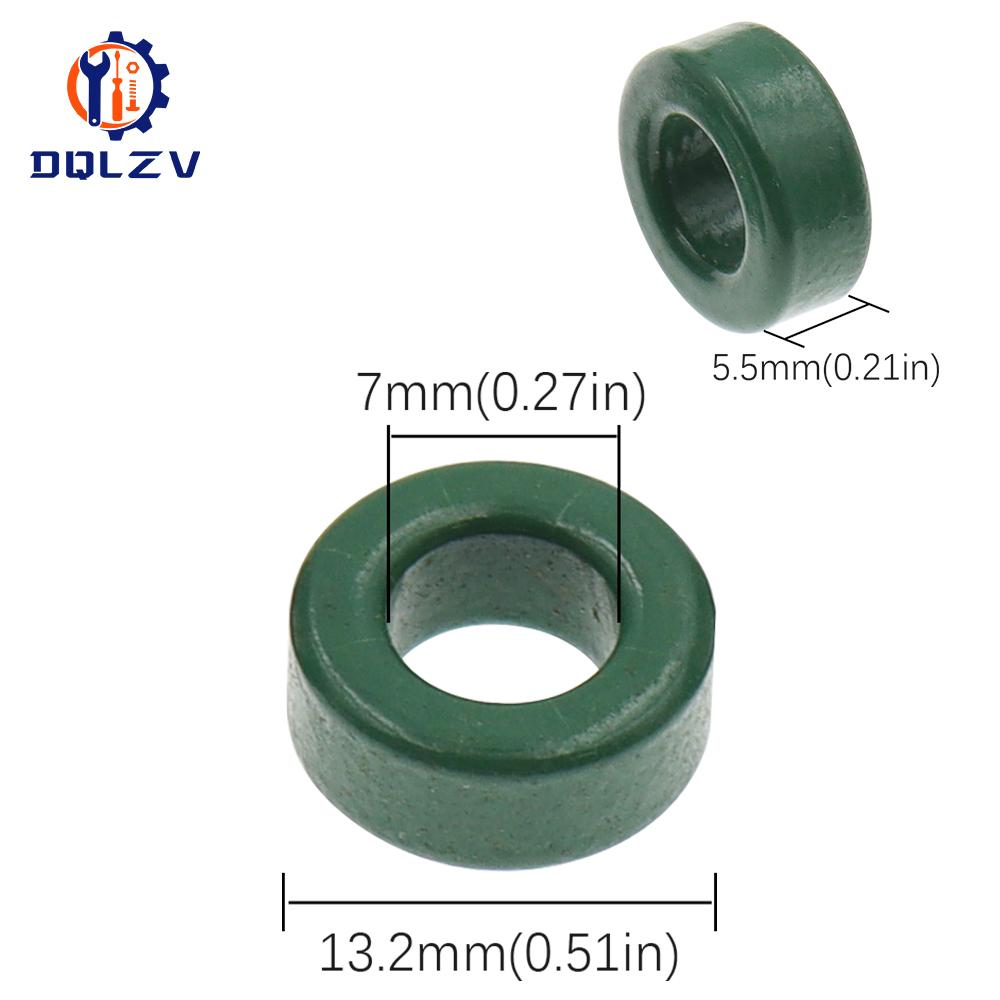 Ferrite Magnetic Ring 13X7X5MM Anti-interference Mn-Zn Toroidal Cores Toroid Ferrite Core for Inductor Chokes