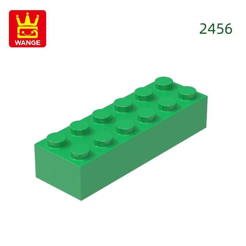 Non-Toxic 28Pcs/Lot 2456 2X6 Building Block Colorful Moc Basic Bricks Pieces Bricks Compatible With All Brand Toy Children Gift Box