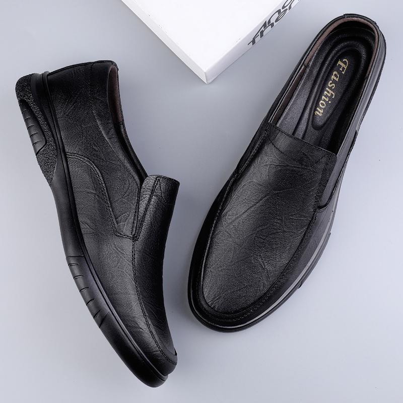 Luxury Brand Men Driving Shoes Genuine Leather Mens Loafers Handmade Moccasins Men Comfortable Casual Footwear Leisure Walk Flat
