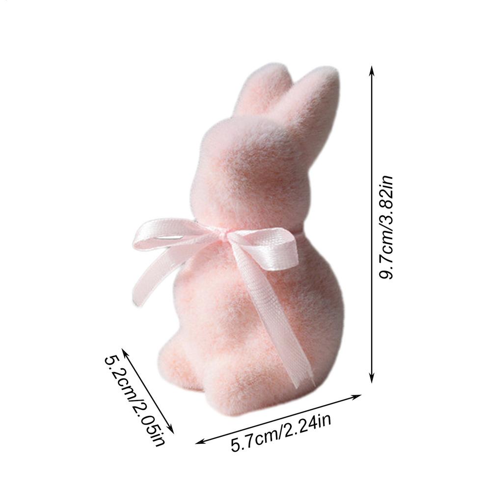 Easter Moss Rabbit Decor Garden Table Decorations Decorative Statue Outdoor Easter DIY Home Party Decorations Kids Gift