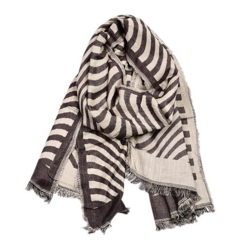 

65x175cm Striped Cotton and Linen Scarf Literary Japanese And Korean Striped Scarf For Men And Women Hijab Women Fashion Neck 65x175cm