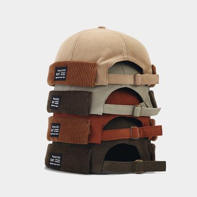New Style Corduroy Landlord Hat Men and Women Street Fashion Hip Hop Gauze Hat Retro Small Fish Hat