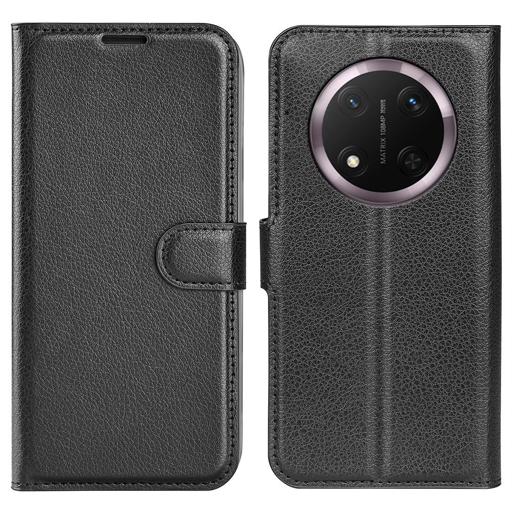 For Honor Magic7 Lite 5G/X9c 5G/X60 Pro 5G Case Litchi Texture Shockproof Leather Wallet Phone Cover