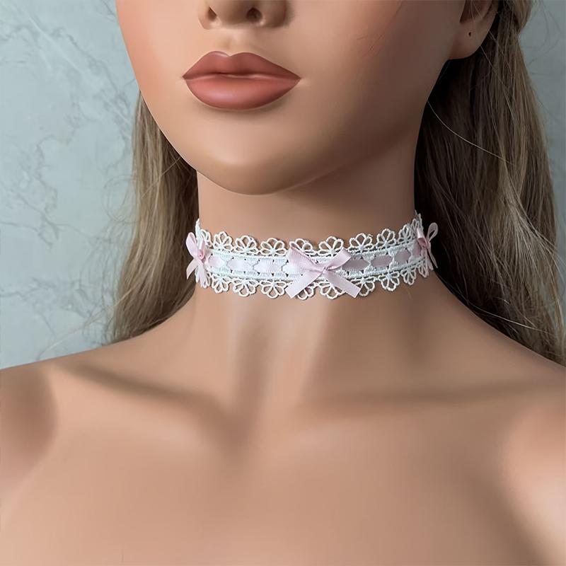 1yard Bow Lace Webbing Embroidery Decorative Lace Weaving Tape DIY Crafts Skirt Lace Accessories Trim Accessories 2.8cm Wide