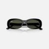 RAYBAN Gafas de Sol Ovaladas de Acetato Estilo Unisex para Pareja PC 0RB2221F