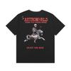 24S grenzüberschreitende Trendmarke Travis Scott Utopia Joint-Album geometrisches Graffiti kurzärmeliges T-Shirt Herren und Damen halblang