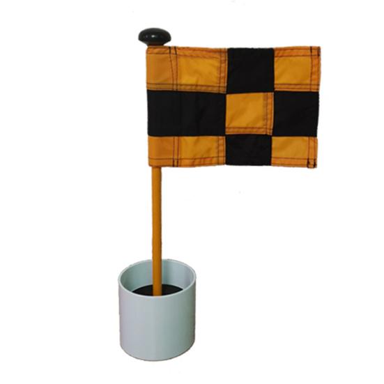 Golf Flagpole Detachable Multifunction Plastic Backyard Practice Golf Hole Pole Cup Flag Stick for Golf Lover