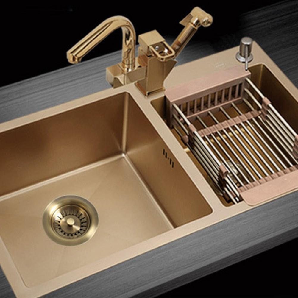 Anpassbare Spülbeckenöffnung Zubehör Abfallabtropffläche Einfache Installation