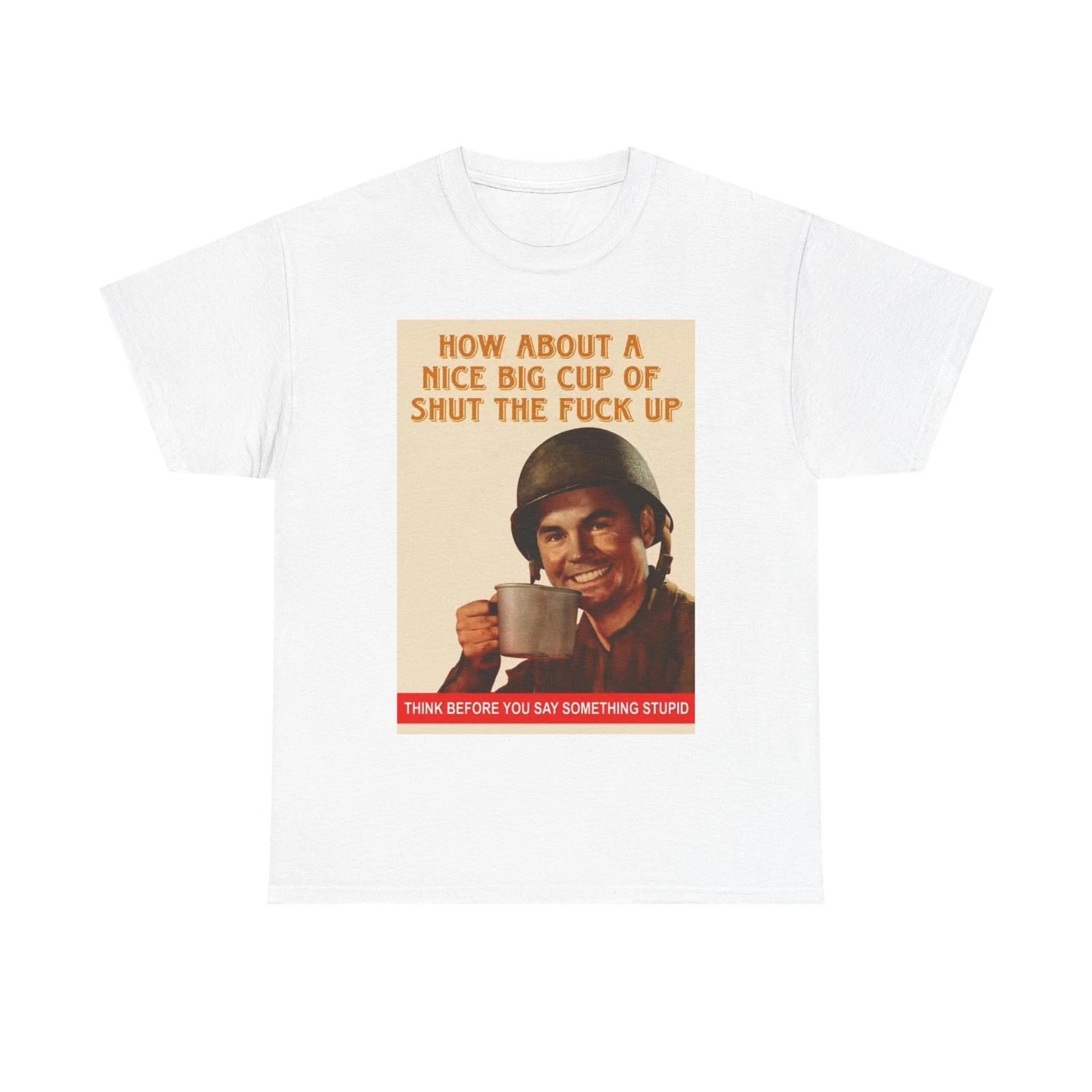 Men s and Women s T-shirts Funny Military L